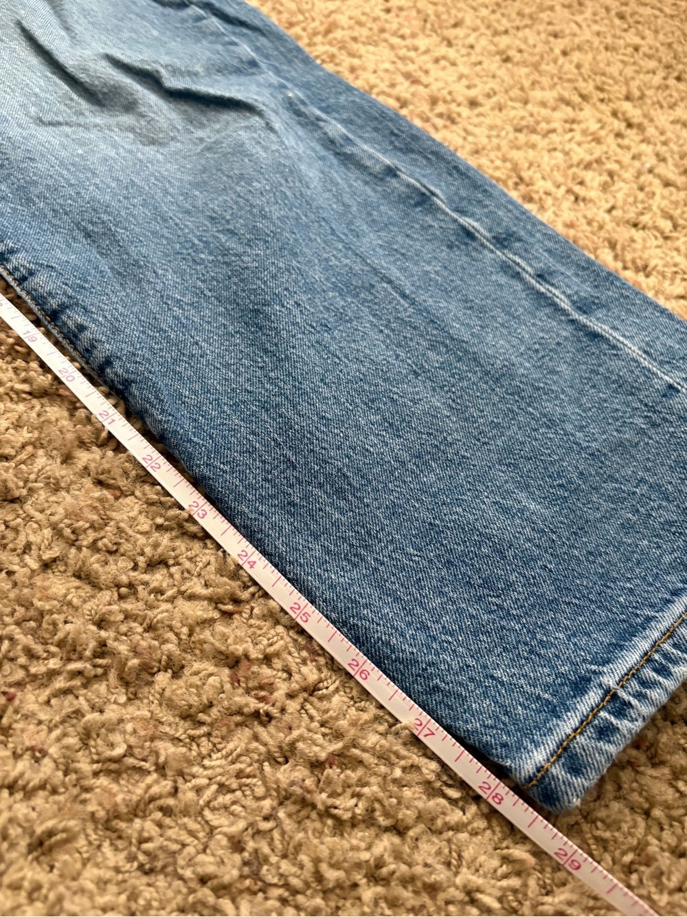 BDG Urban Outfitters Baggy Straight Leg Dark Wash Jean Women’s Size 32 - Picture 6 of 6